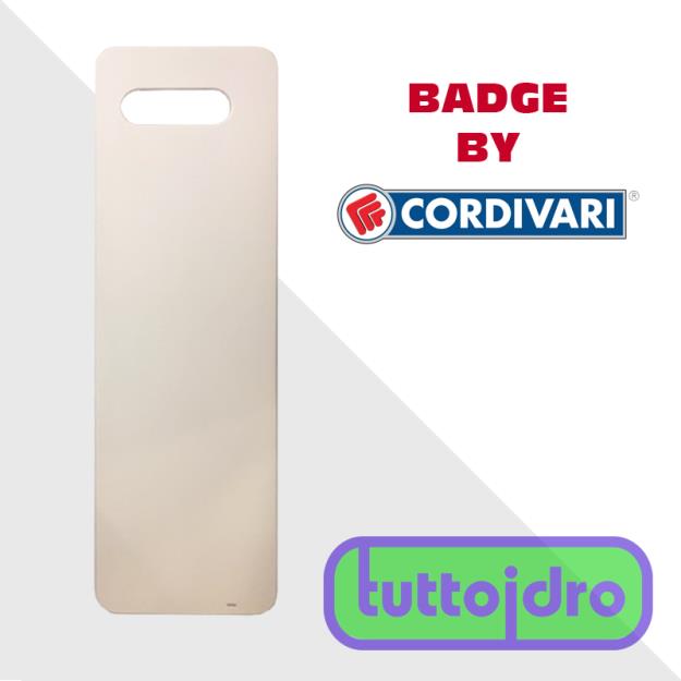 Immagine di RADIATORE A PIASTRA BADGE 1755 X 512 BIANCO CORDIVARI