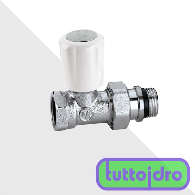 Immagine di VALVOLA TERMOSTATIZZABILE 1/2" ATTACCHI DRITTI PER TUBI IN FERRO 402402 CALEFFI