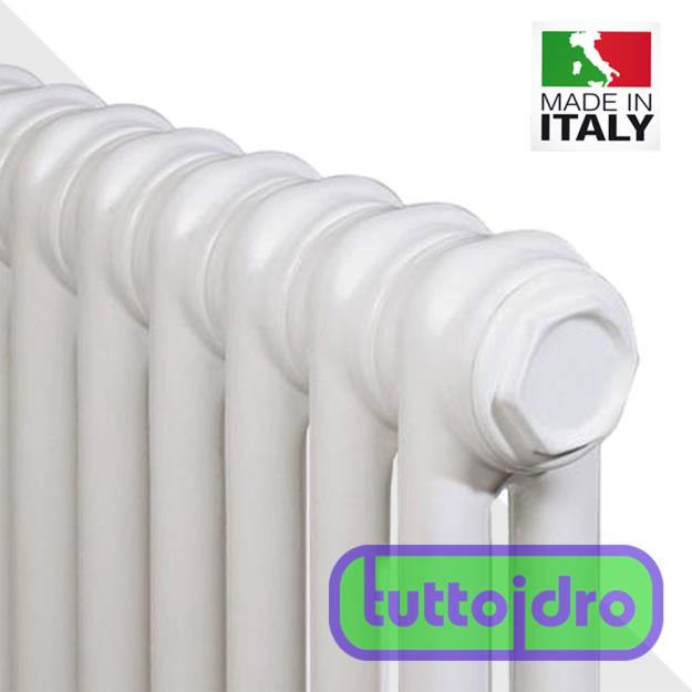 Immagine di IRSAP TESI 2 1000 RADIATORE 30EL. BIANCO ALLACCIO ALTO BASSO STESSO LATO T02