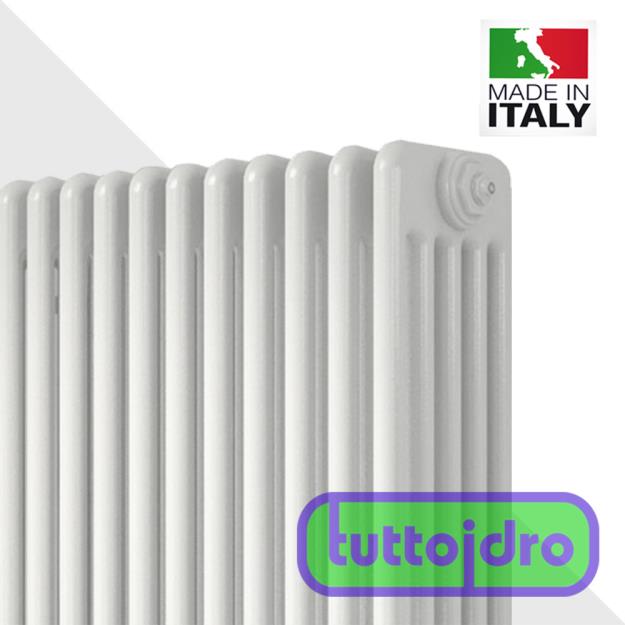 Immagine di IRSAP TESI 5 1000 RADIATORE 10EL. BIANCO ALLACCIO ALTO BASSO STESSO LATO T02