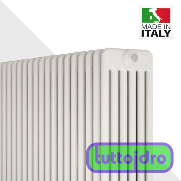 Immagine di IRSAP TESI 6 865 RADIATORE 10EL. BIANCO ALLACCIO ALTO BASSO STESSO LATO T02