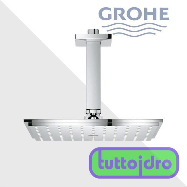 Immagine di GROHE ALLURE 26065 SET SOFFIONE DOCCIA A SOFFITTO 154 MM CROMATO