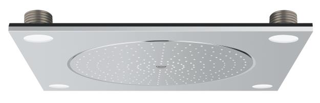 Immagine di GROHE 27865 RAINSHOWER F-SERIES 20" SOFFIONE A SOFFITTO CON LUCE PER CROMOTERAPIA 508X508X59MM