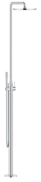 Immagine di GROHE ESSENCE 23741 MISCELATORE MONOCOMANDO PER DOCCIA FREESTANDING CROMATO A PARETE