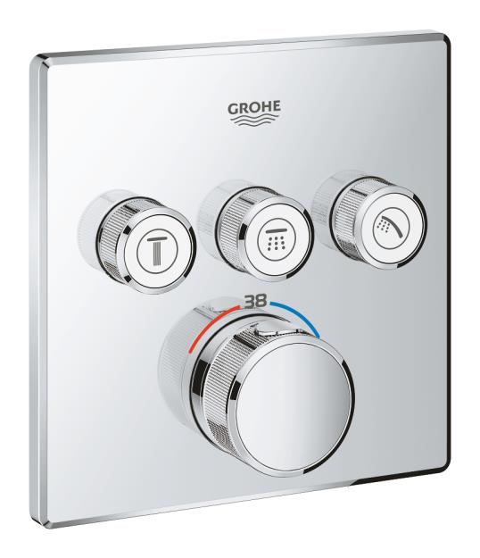 Immagine di GROHE 29126 GROHTHERM SMART CONTROL MISCELATORE TERMOSTATICO A 3 VIE