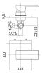 Immagine di PAFFONI LEVEL LES010CR MISCELATORE DOCCIA INCASSO 1 USCITA COMPLETO DI PIASTRA 110X110MM