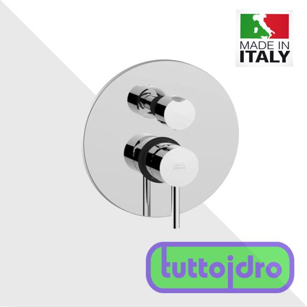 Immagine di PAFFONI LIGHT LIG019CR MISCELATORE INCASSO DOCCIA 3 USCITE CROMATO