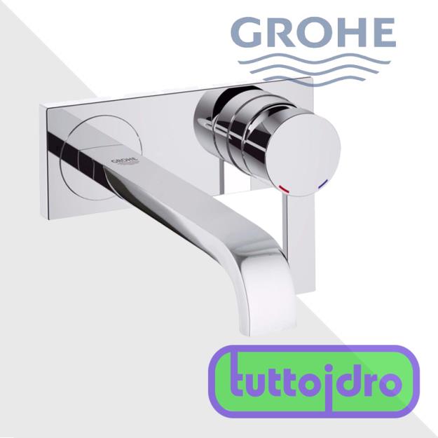 Immagine di GROHE ALLURE 19309 MISCELATORE PER LAVABO A 2  FORI TAGLIA S PARTE ESTERNA CROMATA