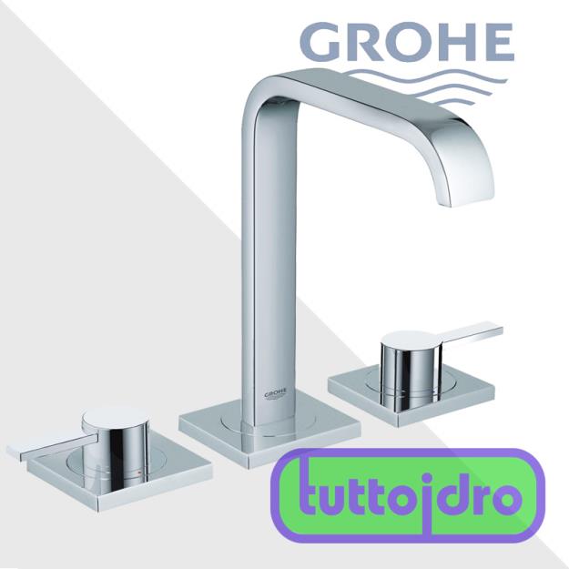 Immagine di GROHE ALLURE 20188 BATTERIA A 3 FORI PER LAVABO TAGLIA M CROMATO