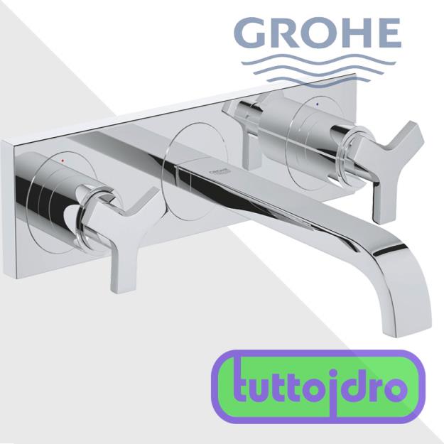 Immagine di GROHE ALLURE 20192 PARTE ESTERNA LAVABO BATTERIA A 3 FORI PER LAVABO TAGLIA M