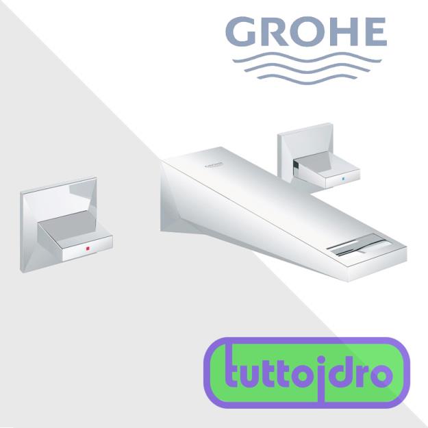 Immagine di GROHE ALLURE BRILLIANT 20346 BATTERIA 3 FORI PER LAVABO CROMATO TAGLIA S