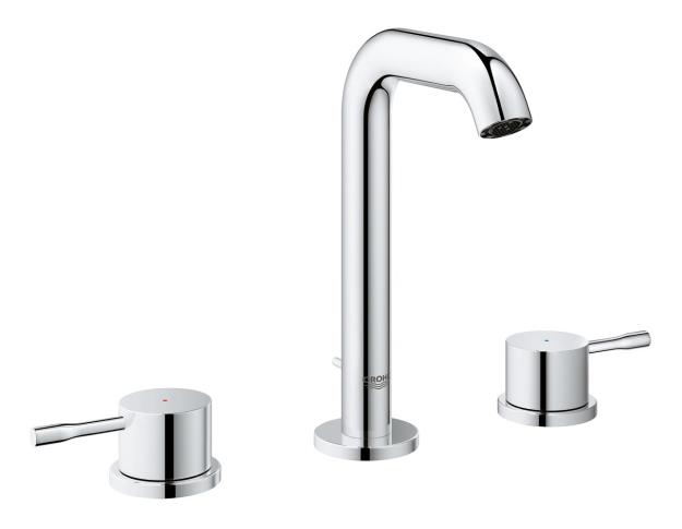 Immagine di GROHE ESSENCE 20296 BATTERIA A 3 FORI PER LAVABO TAGLIA M CROMATO