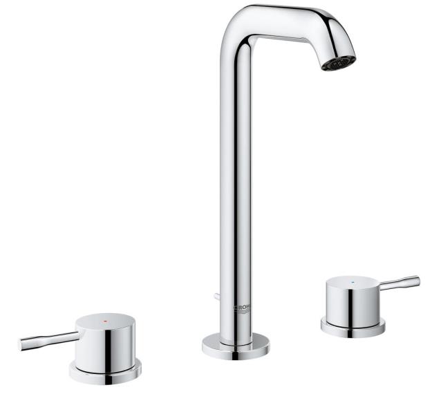 Immagine di GROHE ESSENCE 20299 BATTERIA A 3 FORI PER LAVABO TAGLIA L CROMATO