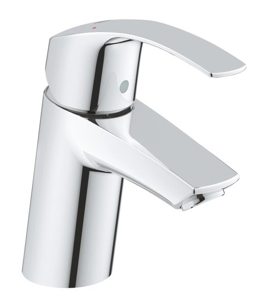 Immagine di GROHE EUROSMART 32467 MISCELATORE MONOCOMANDO PER LAVABO CROMATO SENZA SALTARELLO