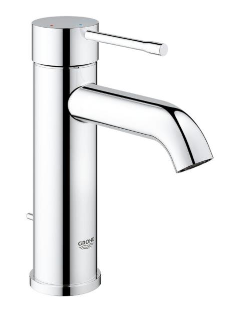 Immagine di GROHE ESSENCE 23591 MISCELATORE MONOCOMANDO PER LAVABO TAGLIA S CROMATO SCARICO A SALTARELLO