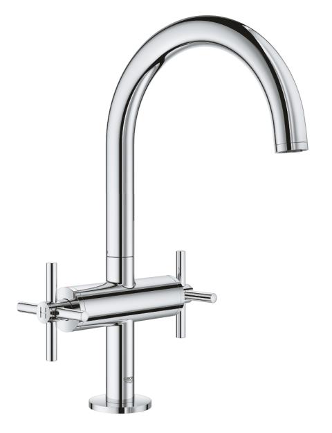 Immagine di GROHE 21019003 ATRIO NEW MISCELATORE MONOFORO PER LAVABO CON 2 MANIGLIE