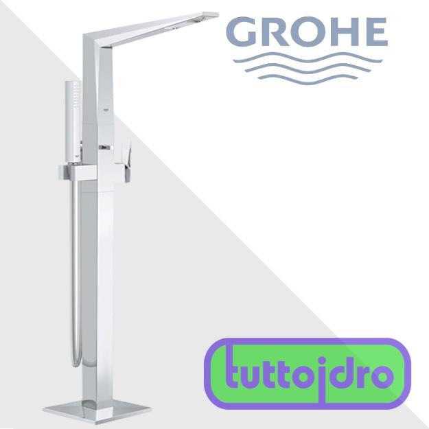 Immagine di GROHE ALLURE BRILLIANT 23119001 MISCELATORE MONOCOMANDO VASCA-DOCCIA A PAVIMENTO CROMATO