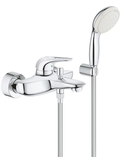 Immagine di GROHE EUROSTYLE NEW 3359230A MISCELATORE MONOCOMANDO PER VASCA-DOCCIA LEVA APERTA CROMATO