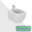 Immagine di T355201 TESI BIDET SOSPESO BIANCO MONOFORO IDEAL STANDARD