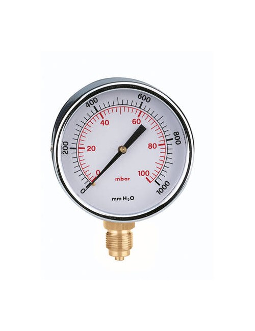 MANOMETRO GAS 1/4 RAD.0-60 D60