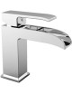 Mix lavabo T/C CASCATA con scarico Clic-Clak 1 1/4" leva Standard LEVEL