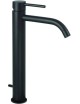 Mix lavabo S/A 1"1/4 prolungato LIGHT nero opaco