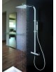 Colonna CITY rettangolare soF Rett.City .doccia Premium flx Silver Senza deviatore +LEQ269RCR