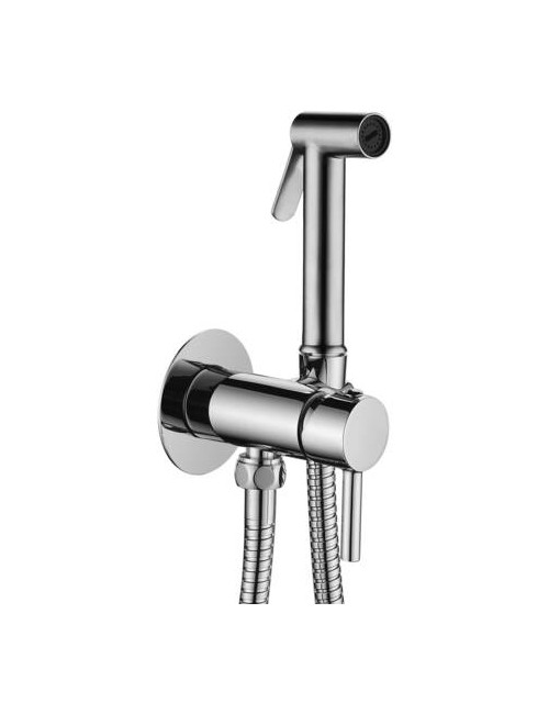 Set bidet TWEET ROUNDMix (Tondo) Mix con doccia-flx steel looking