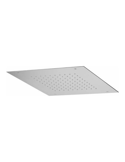 Soffione ad incasso soffitto Quadro NEW YORK 430 x430 in metallo Solo pioggia