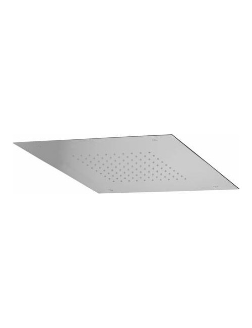 Soffione 500x500 Quadro ad incasso soffitto BOSTONin metallo Solo pioggia